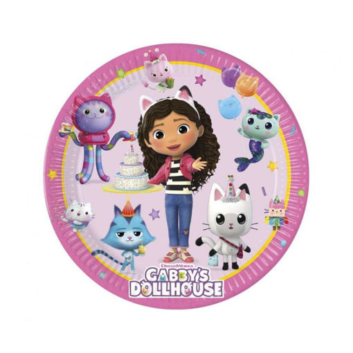 Picture of GABBYS DOLLHOUSE PAPER PLATES 23CM - 8 PACK